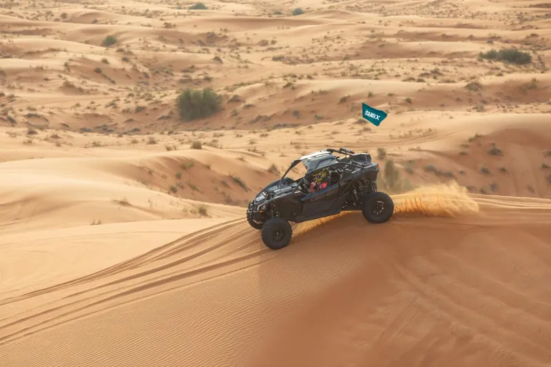 Can-Am Maverick X3 on a wide dune field